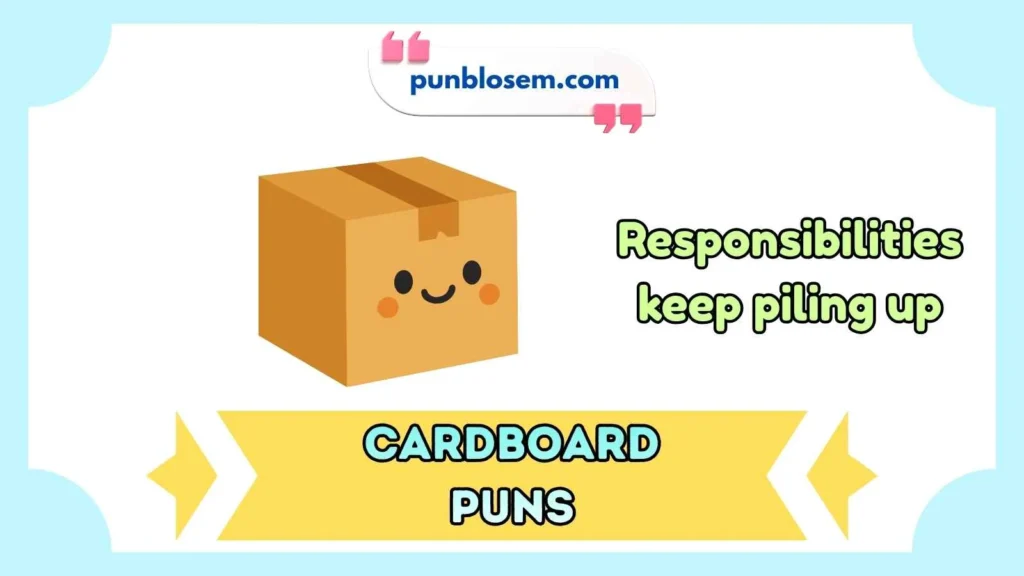 Cardboard Puns for Adults