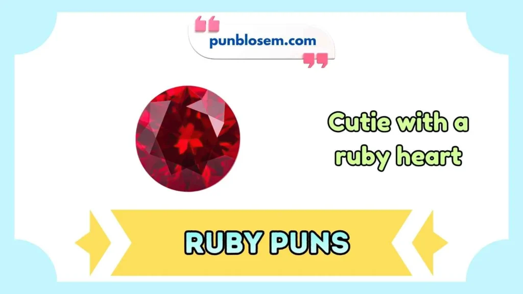 Cute ruby puns