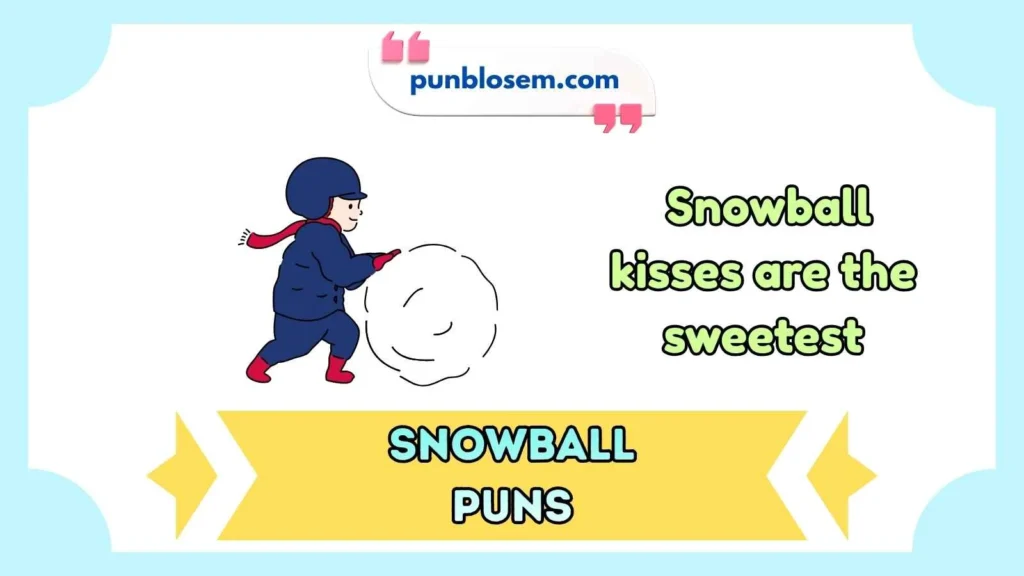 Cute Snowball Puns