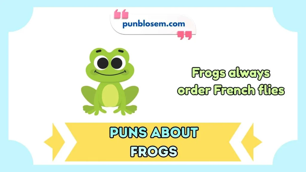 Funny puns about frogs