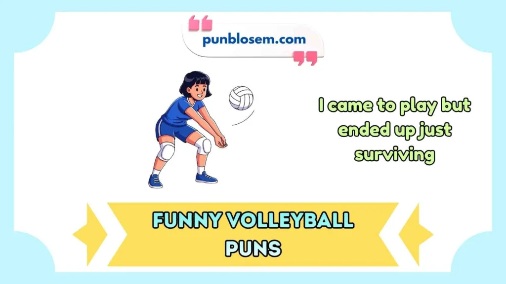 Funny volleyball puns reddit style