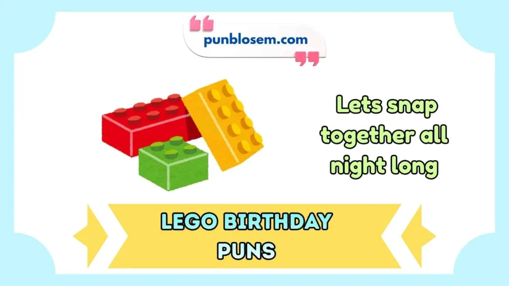 Lego Birthday Puns Dirty