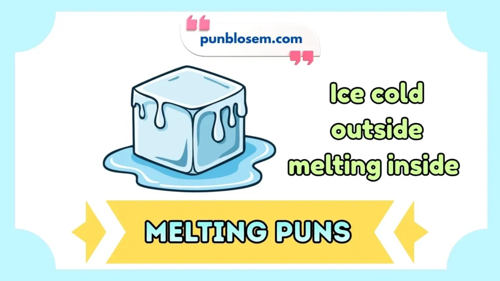 Melting puns captions