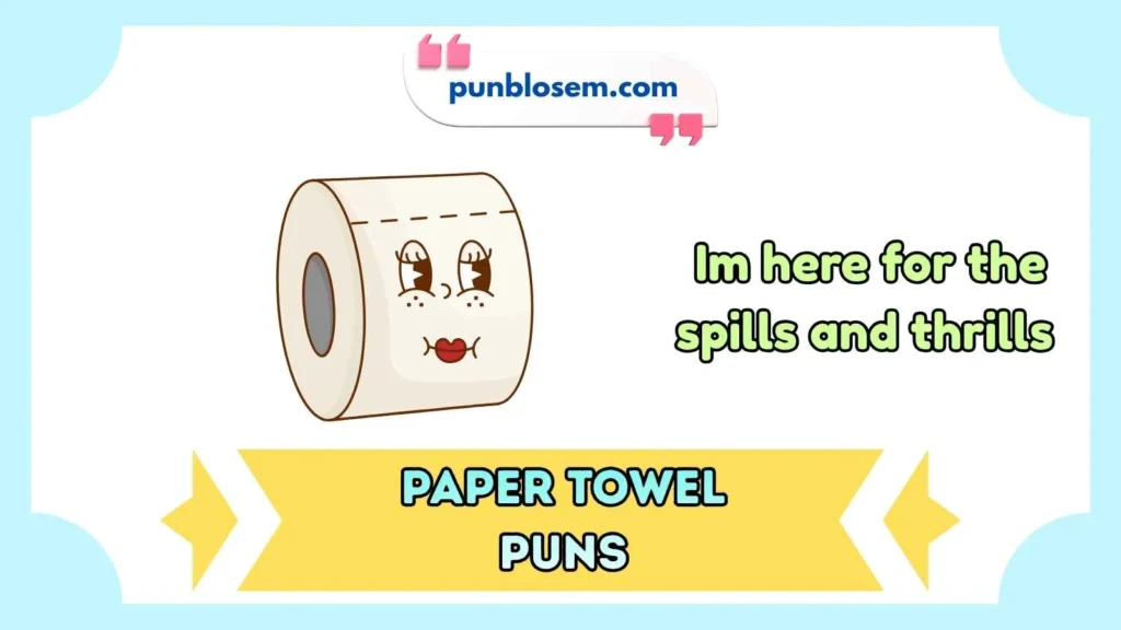 Paper towel puns dirty