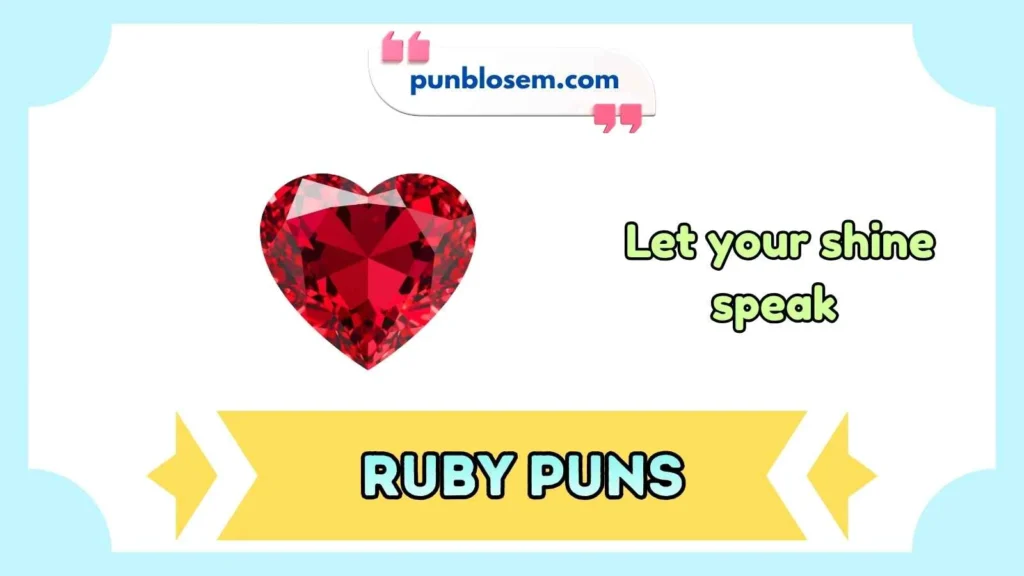 Ruby puns in english