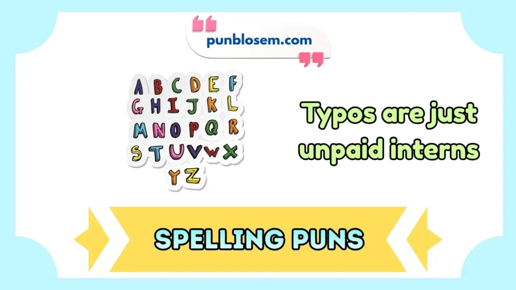 Spelling Puns for Adults