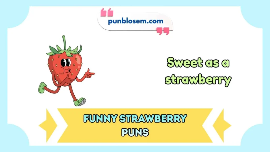 Funny Strawberry puns