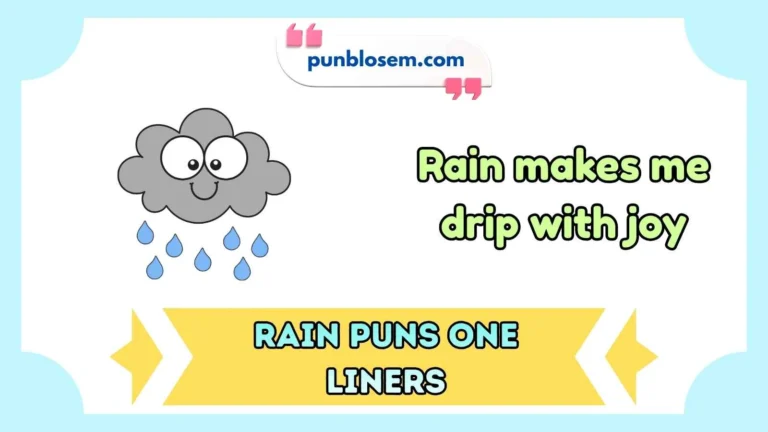 Rain Puns One Liners