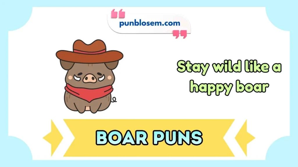boar puns