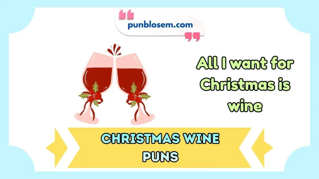 christmas wine puns
