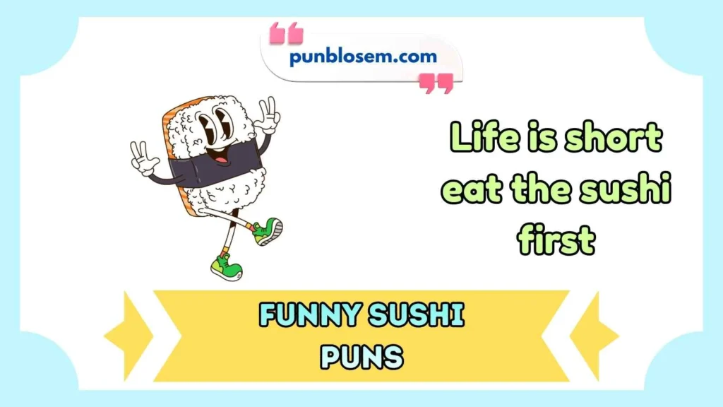 funny sushi puns