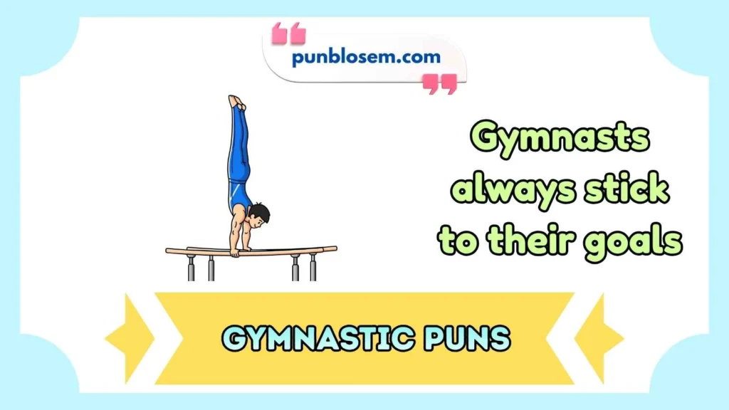 gymnastic puns
