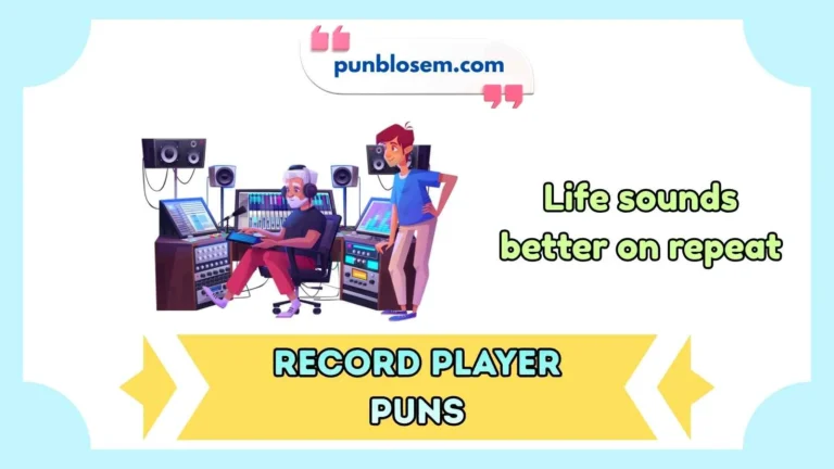 record player puns