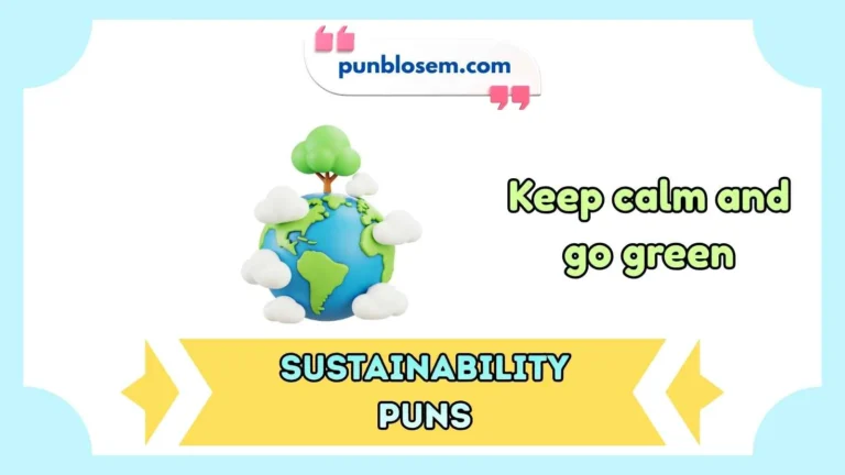 sustainability puns