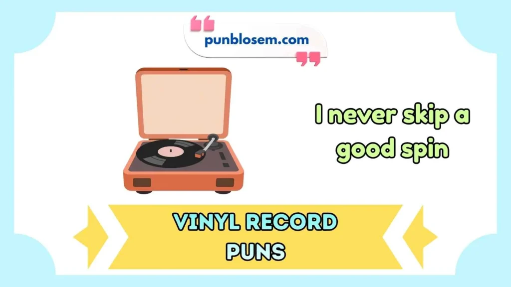 vinyl record puns