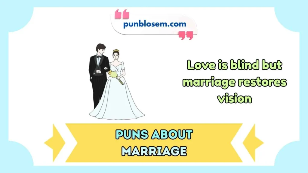 puns about marriage