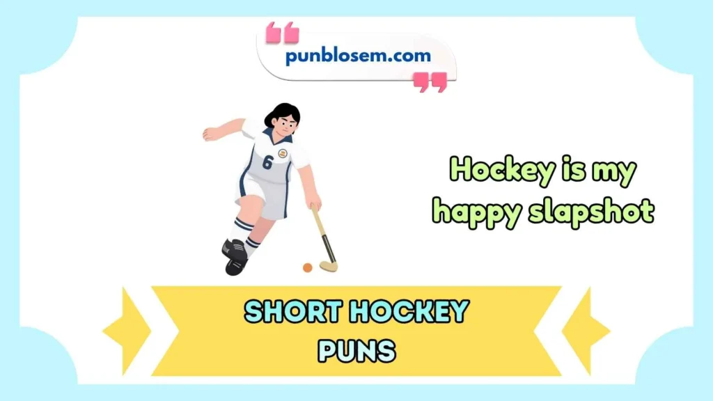 short hockey puns